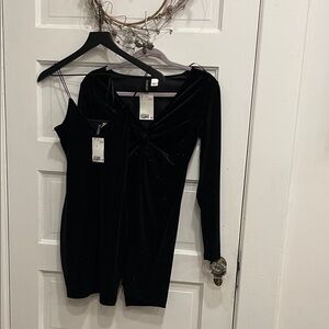 H&M Black Mini Dress